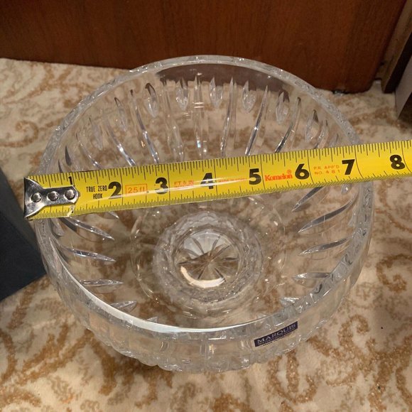 Marquis By Waterford Crystal Sheridan 8” Inch Bowl - Picture 3 of 12